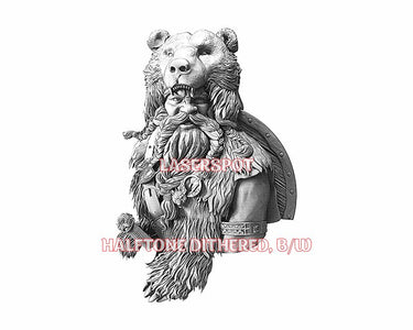 Berserker 3d illusion & laser-ready files - 3DWave.us